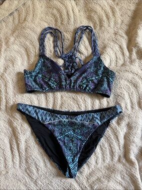 Red Carter Reversible Swimsuit